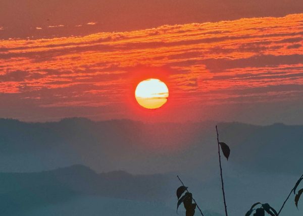 Sunrising in the Himalayas